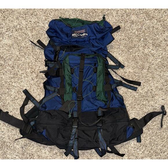 Jansport Other - Jansport Rare NWOT Vintage Hiking Backpack USA 26 X 16.5 Padded Back Frameless